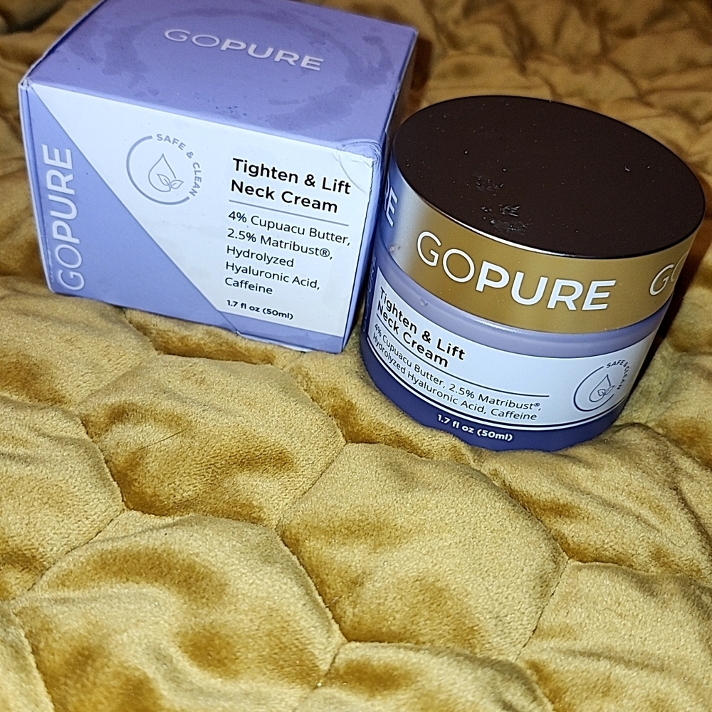 2 Jars of GOPURE Tighten & Lift Neck Cream